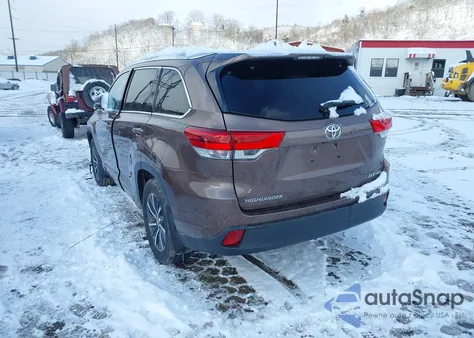 2017 Toyota Highlander Xle from USA, damaged, VIN 5TDJZRFHXHS397382